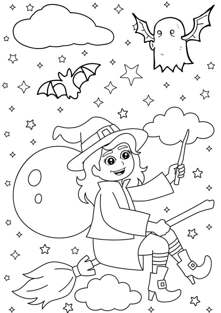 disney halloween printable coloring pages