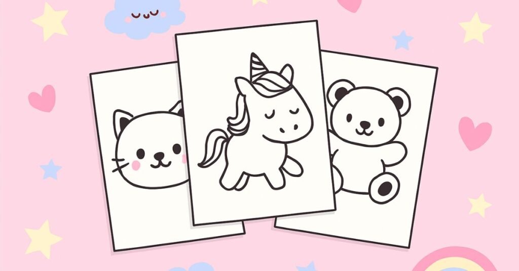 Cute Printable Coloring Pages