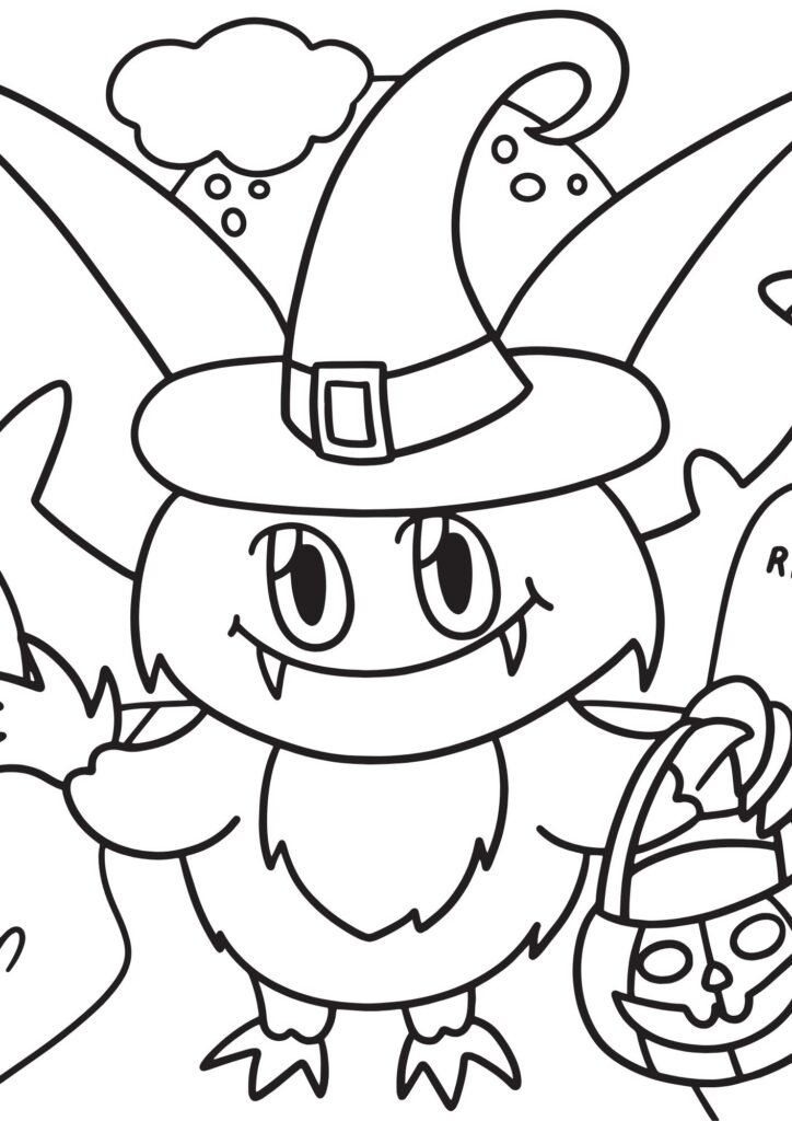 Halloween Printable Coloring Pages