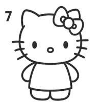 Hello Kitty Drawing