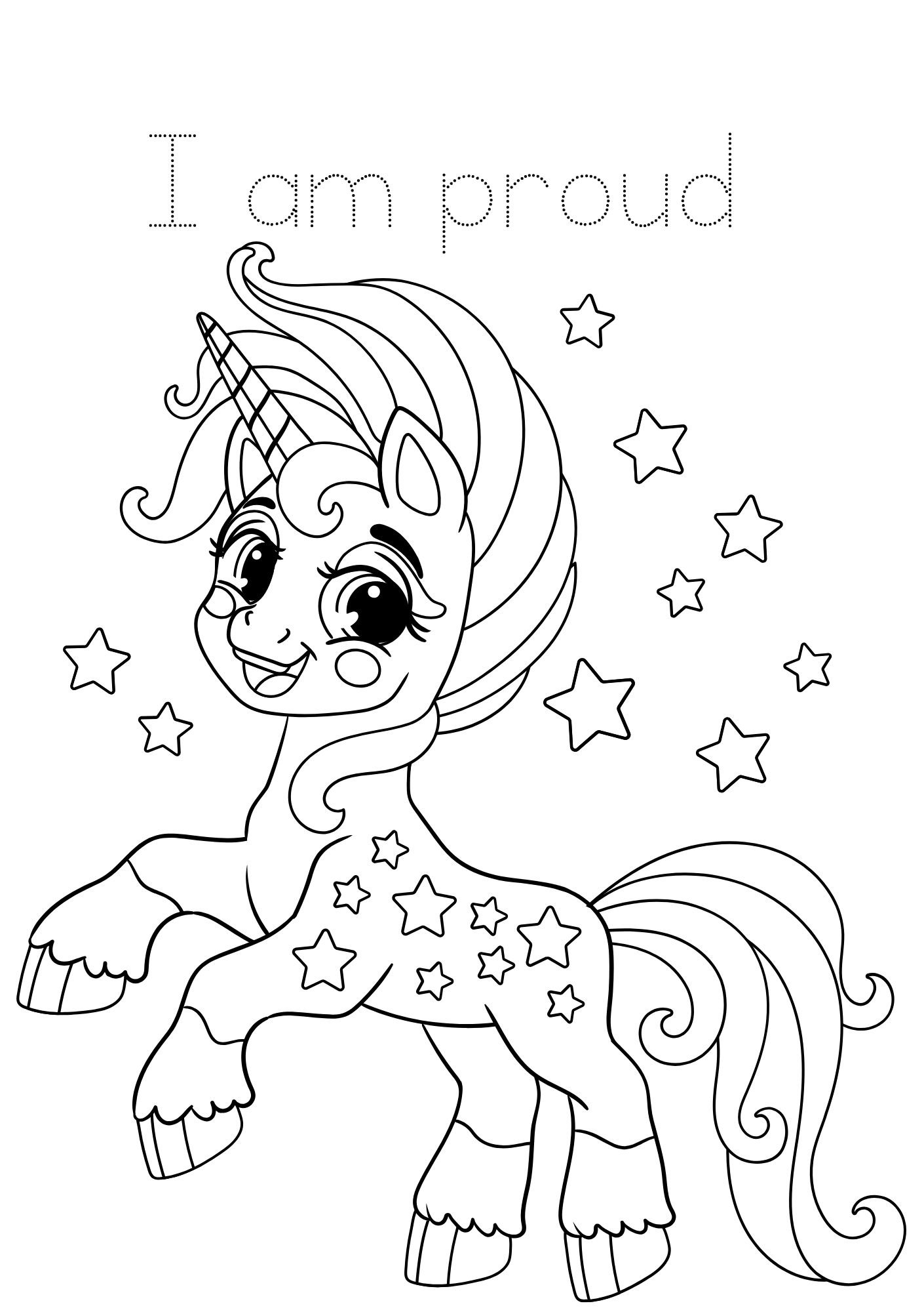 afro unicorn coloring pages printable