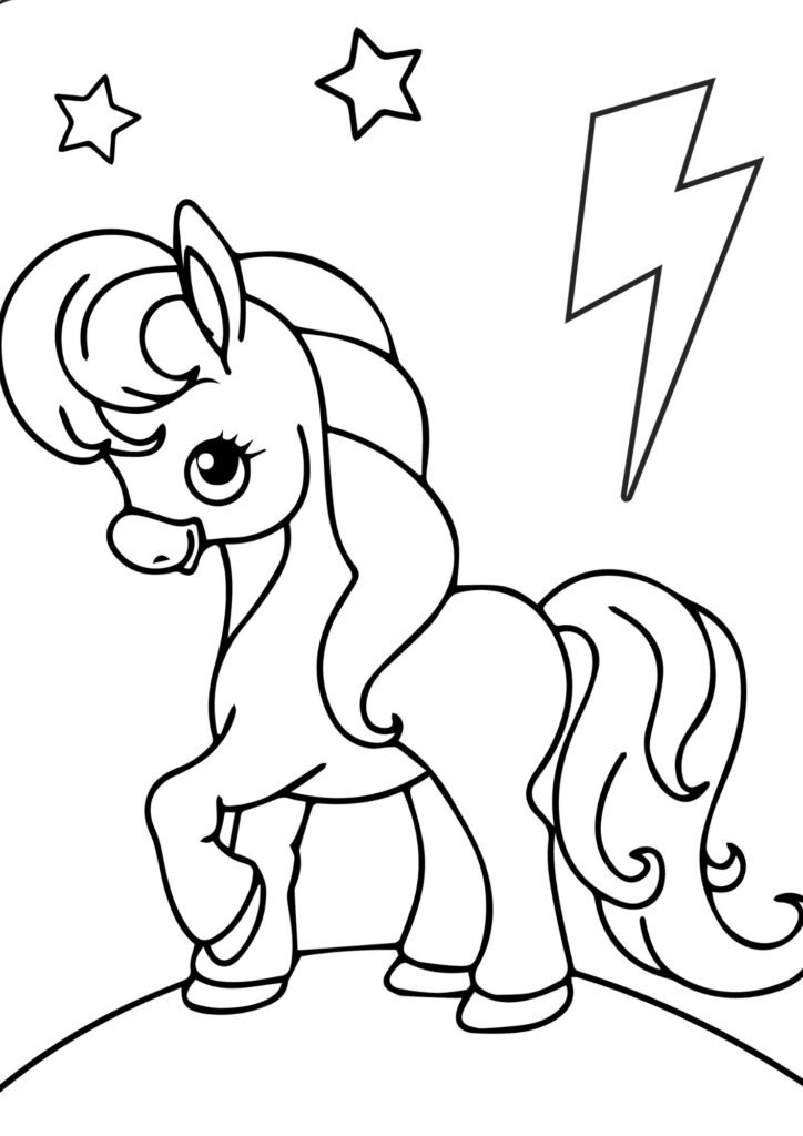 barbie unicorn coloring pages printable