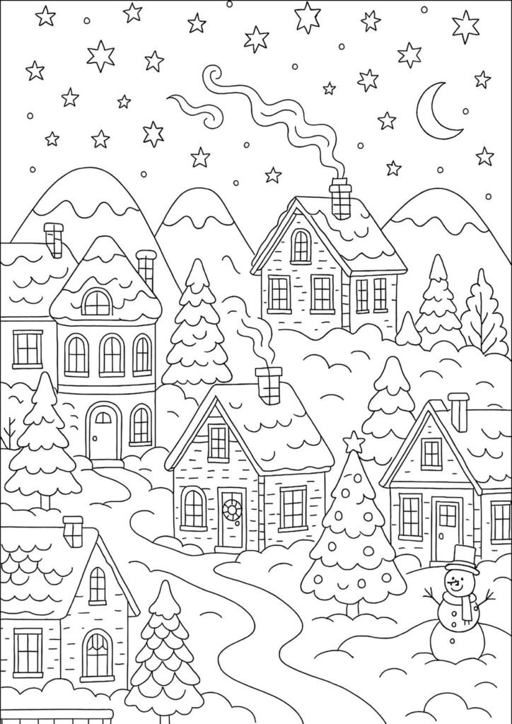 nightmare before christmas coloring pages