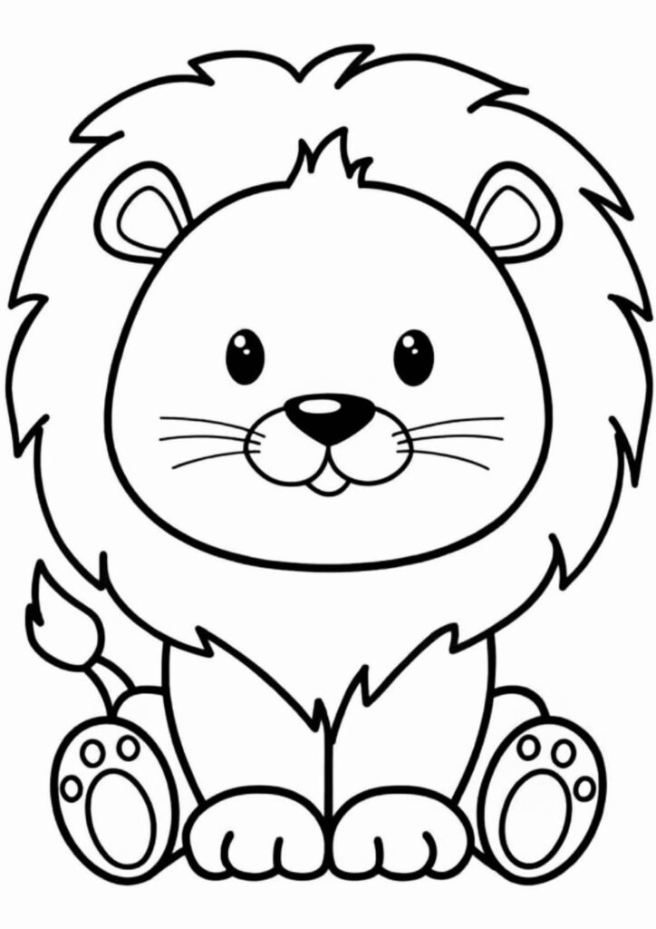 coloring pages cute animals