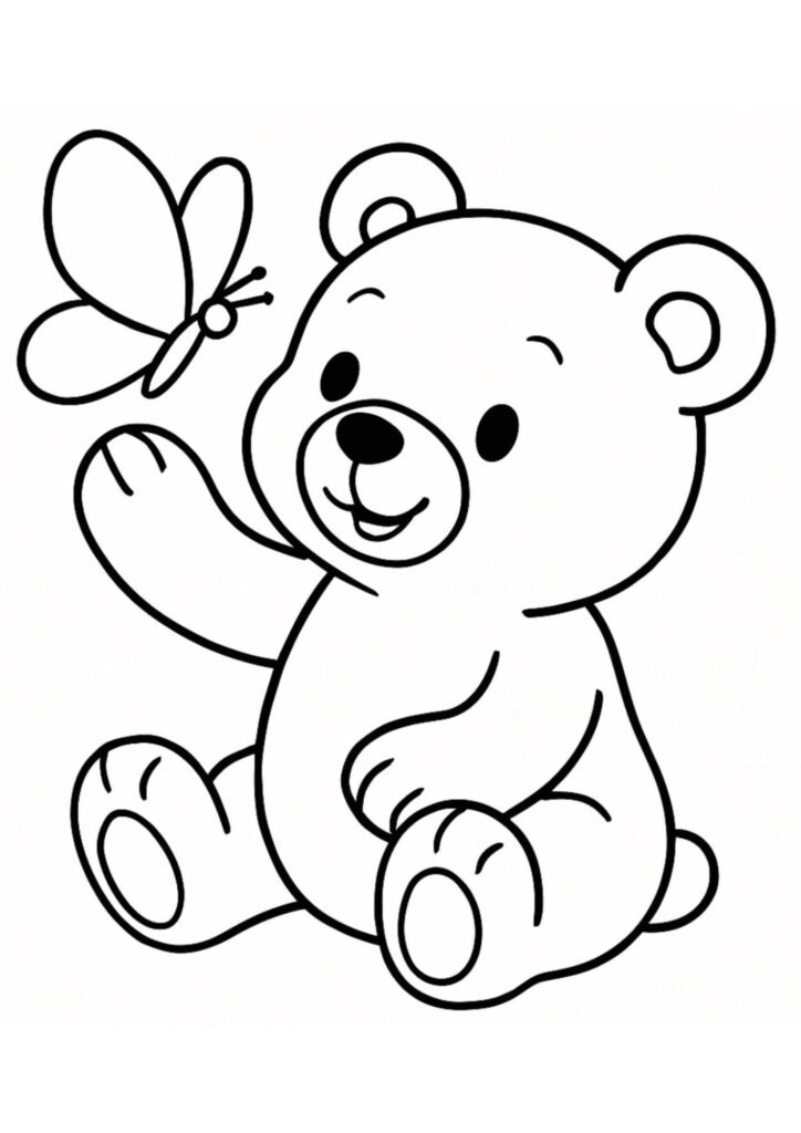 cute animal coloring pages​