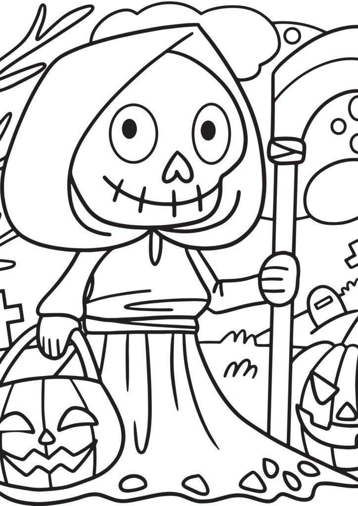 Halloween Printable Coloring Pages