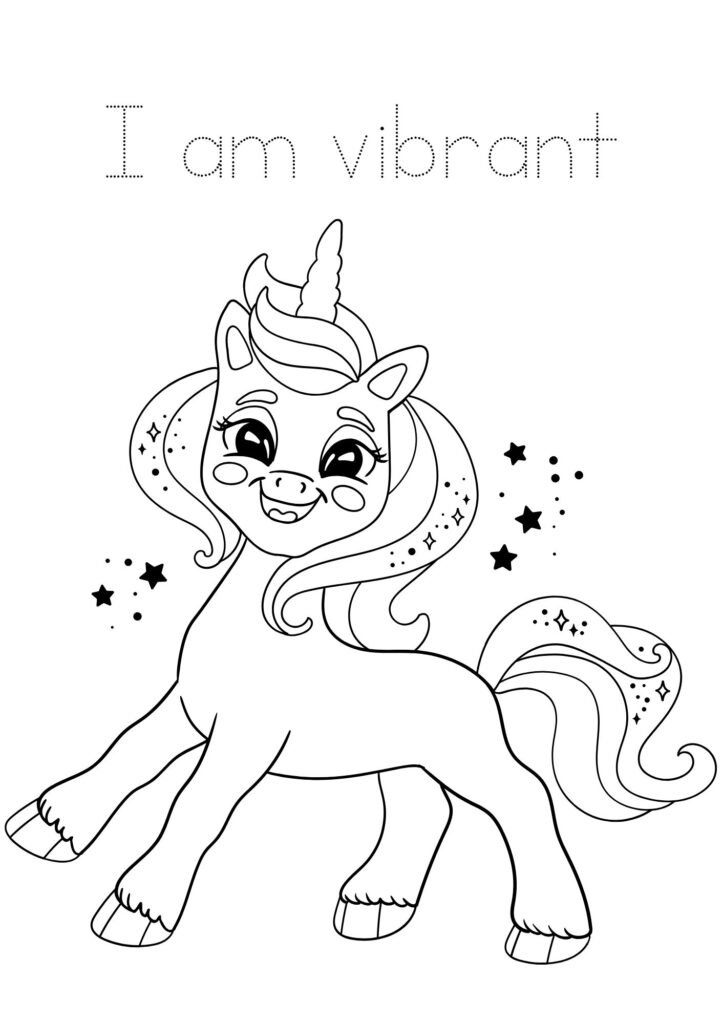 fairy and unicorn coloring pages printable