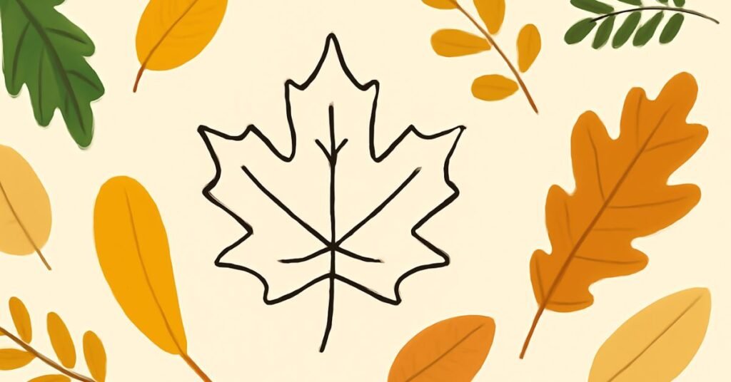 fall leaf templates