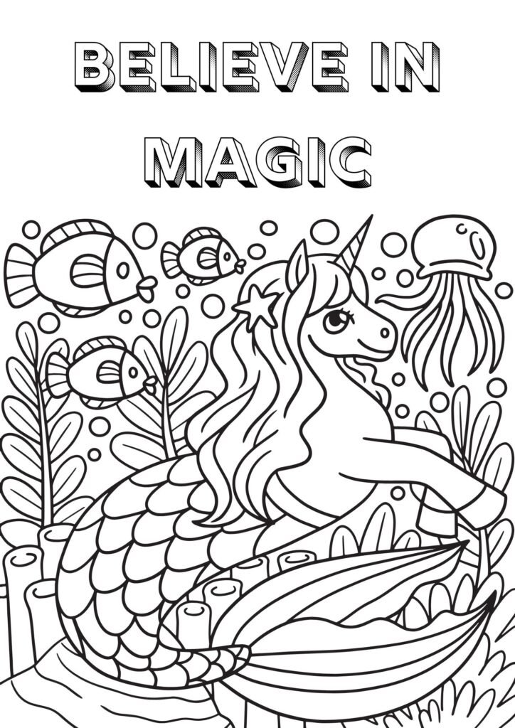 free halloween unicorn coloring pages printable