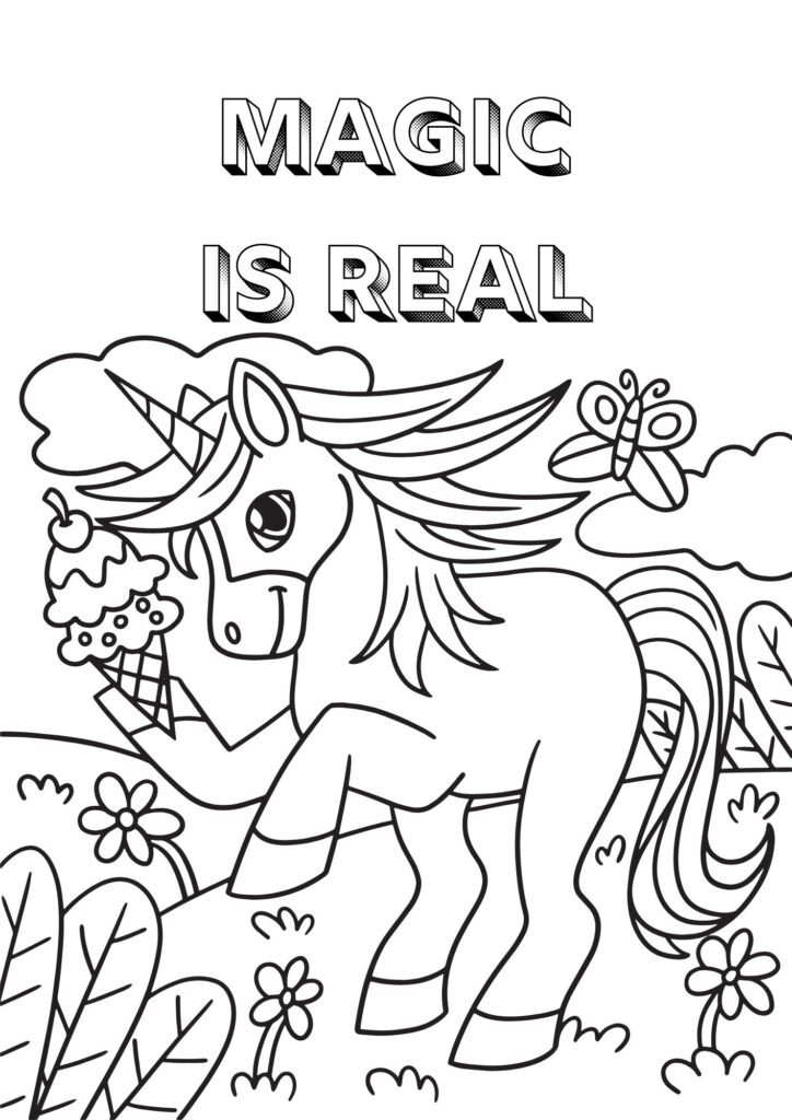 free halloween unicorn coloring pages printables