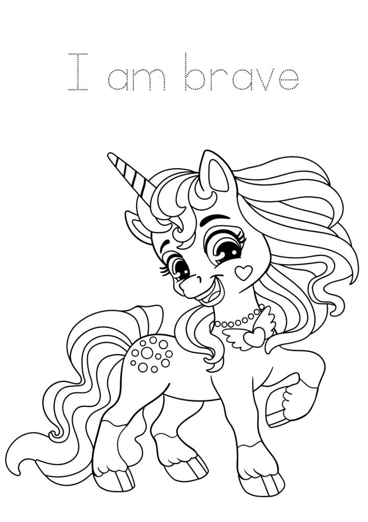 free unicorn coloring pages printable for kids