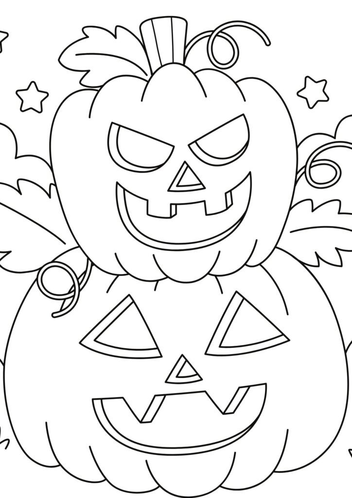 halloween coloring book pages printable