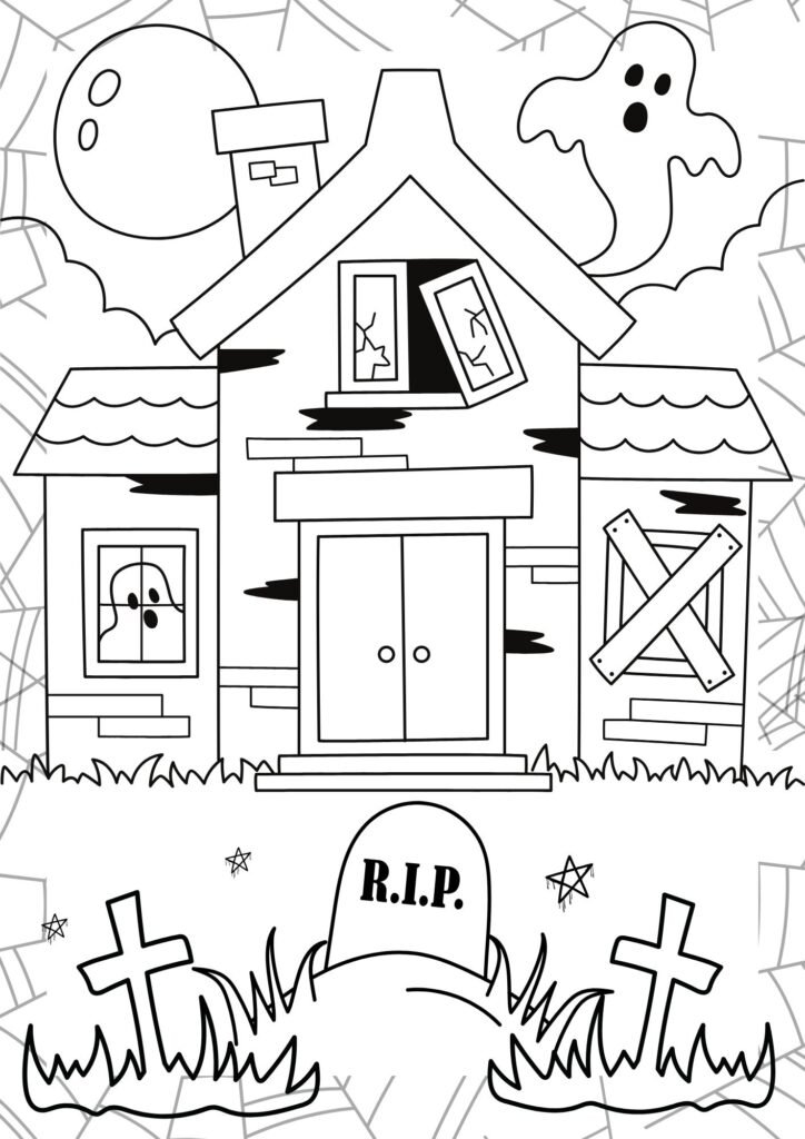 halloween printable coloring pages crayola