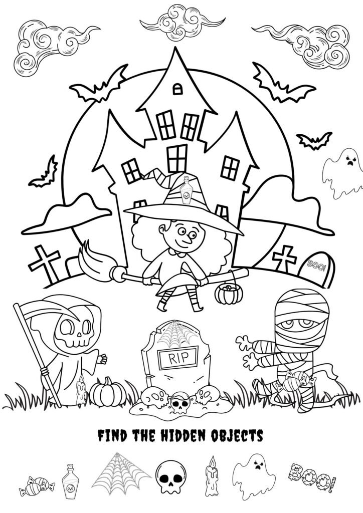 halloween printable coloring pages disney