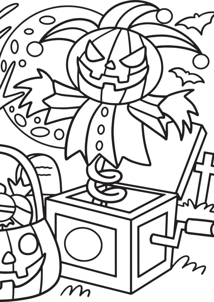 halloween printables coloring pages adult