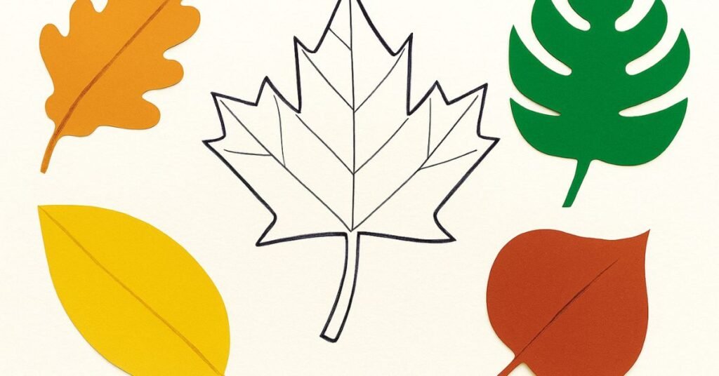 leaf template
