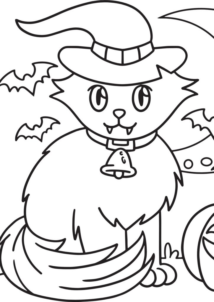 cute halloween printable coloring pages