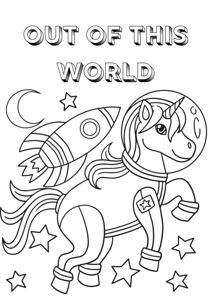 unicorn coloring pages printable
