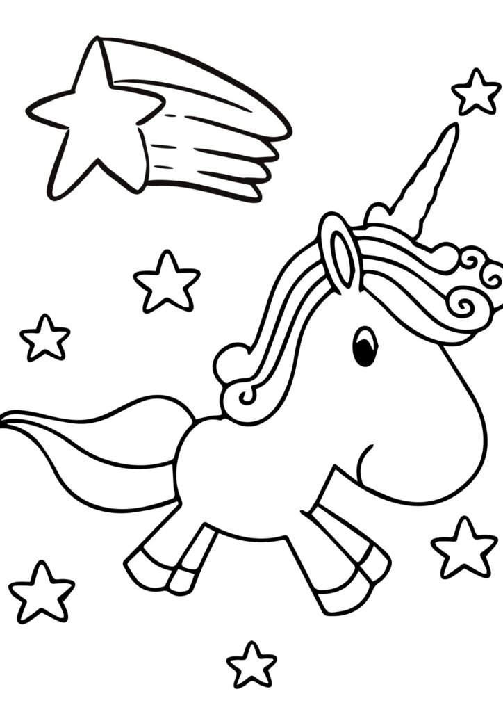 unicorn pages printable drawings for coloring