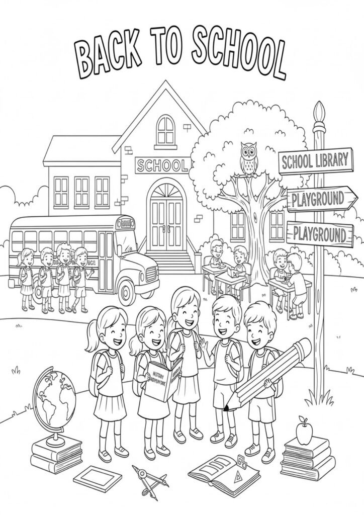 Back to School Coloring Pages