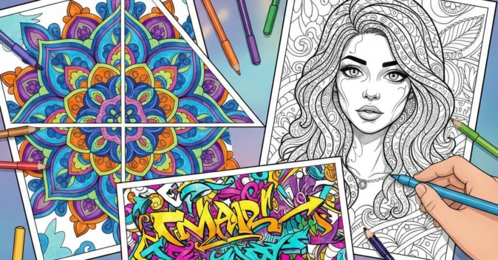 Coloring Pages for Teens