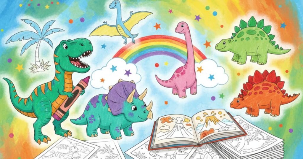 Dinosaur Coloring Pages