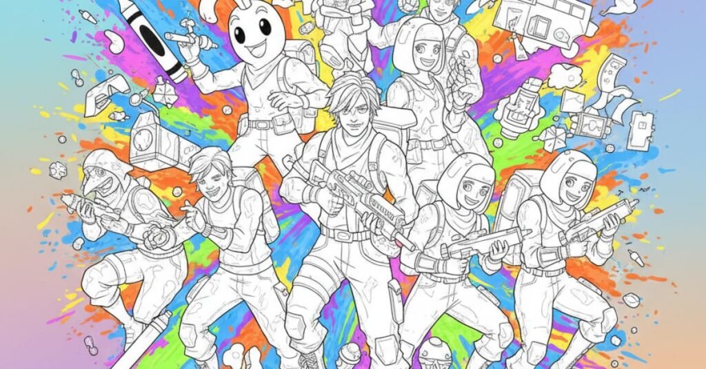 Fortnite Coloring Pages