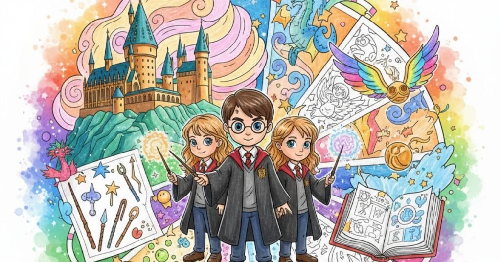 Harry Potter Coloring Pages