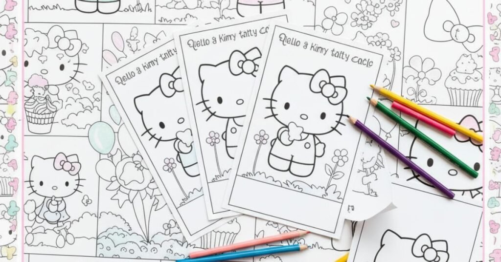 Hello Kitty Printable Coloring Pages