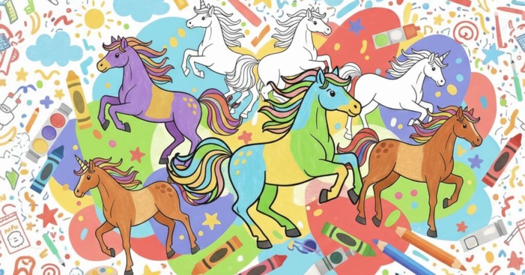 Horse Coloring Pages