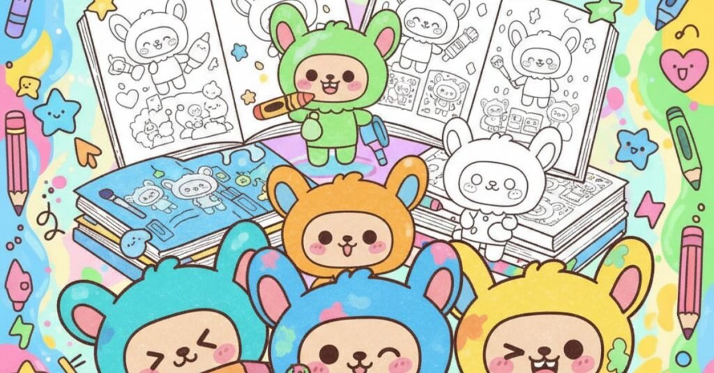 Labubu Coloring Pages