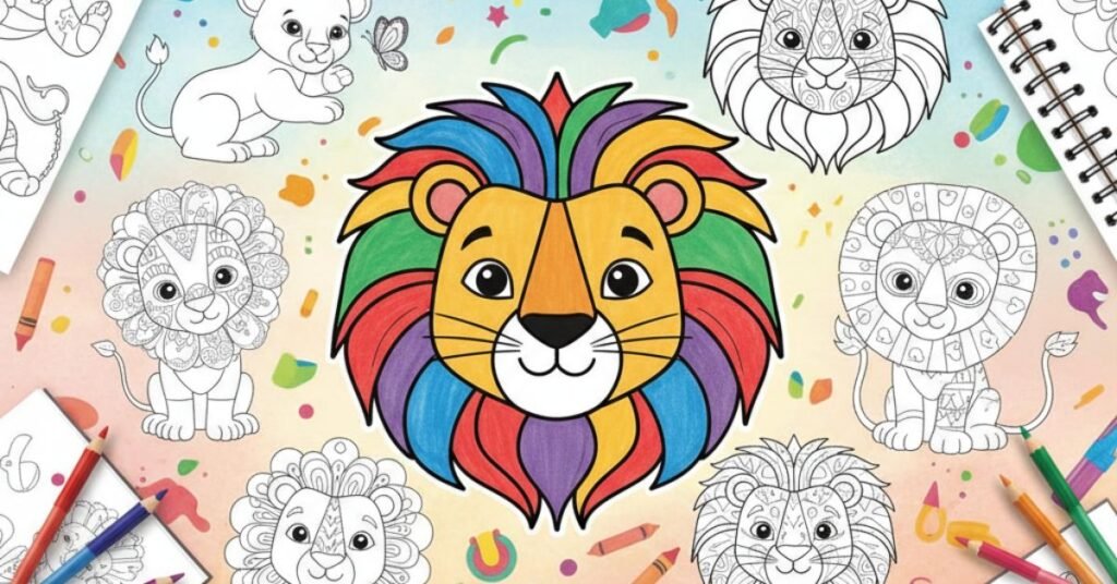 Lion Coloring Pages