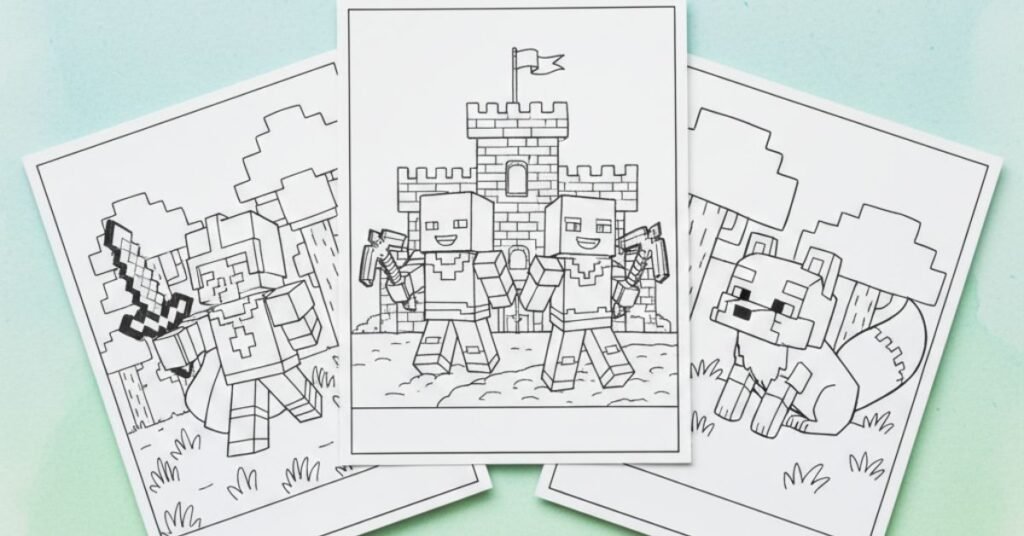 Minecraft Coloring Pages
