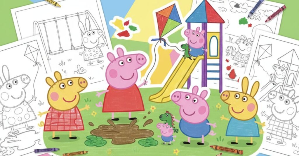 Peppa Pig Coloring Pages