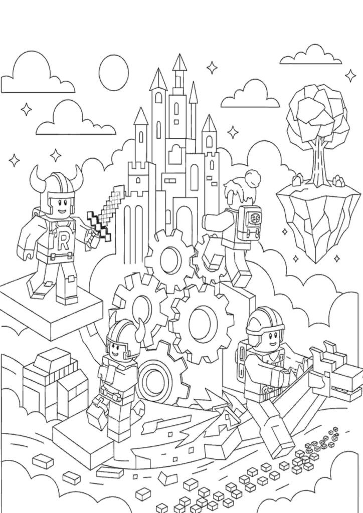 Roblox Coloring Pages