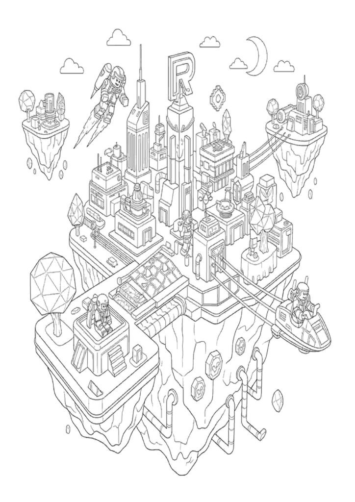 Roblox Coloring Pages for download