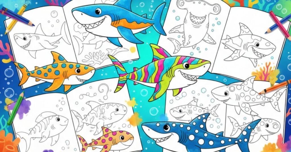 Shark Coloring Pages