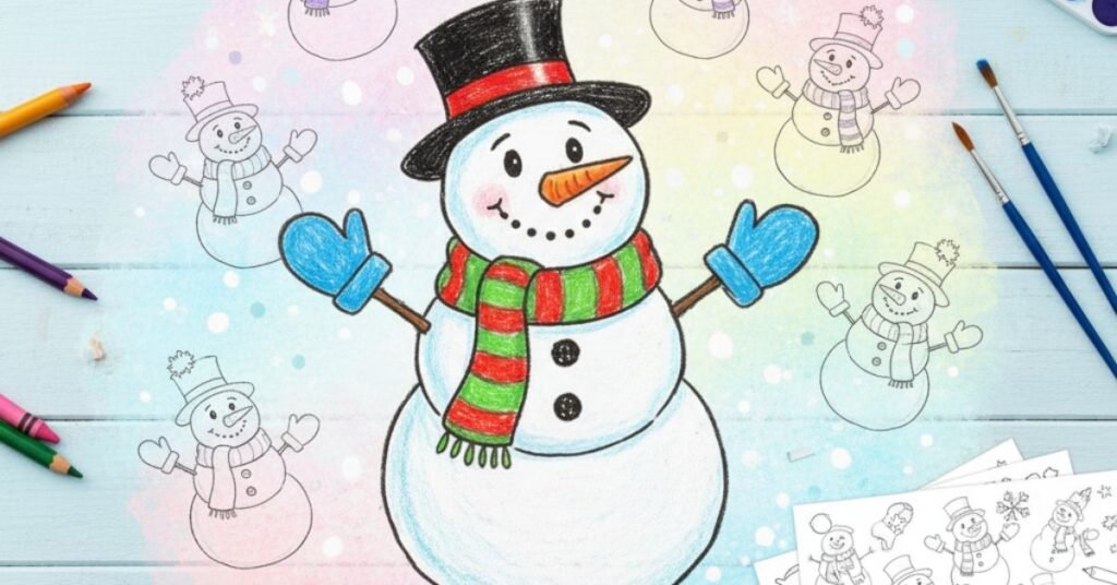 Snowman Drawing
