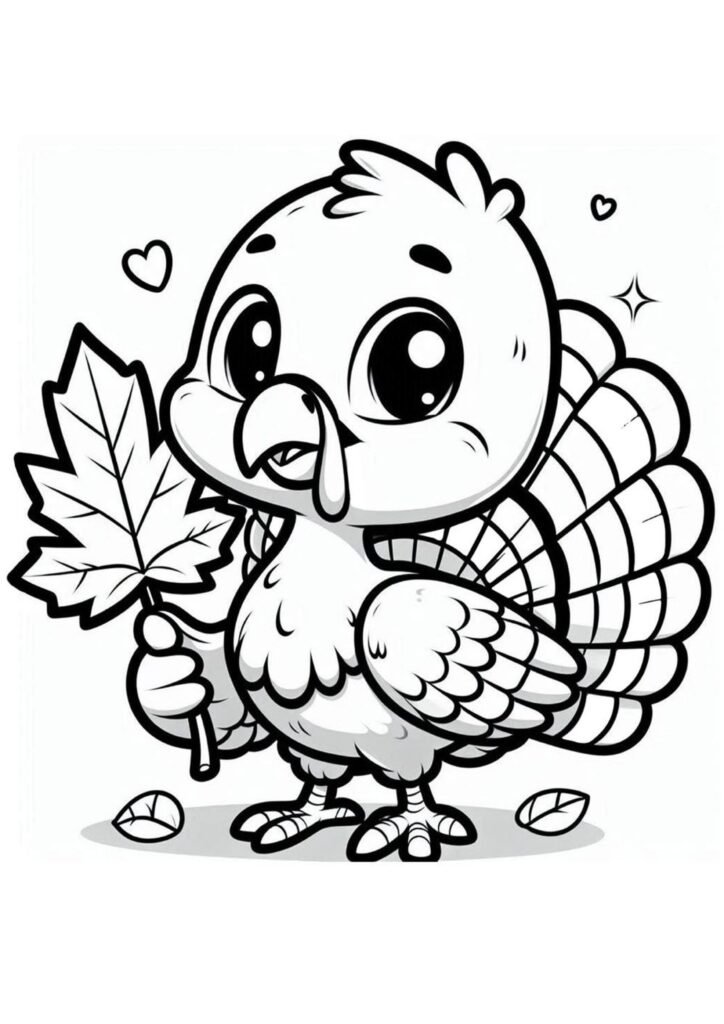 Thanksgiving turkey coloring ideas