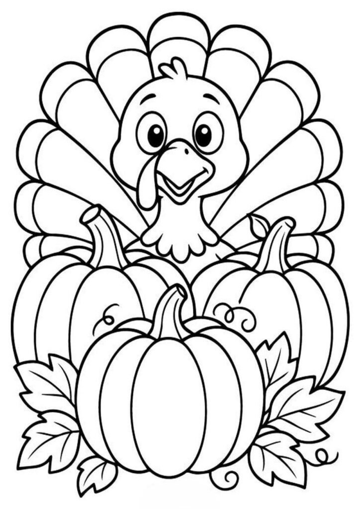 Turkey Coloring Pages