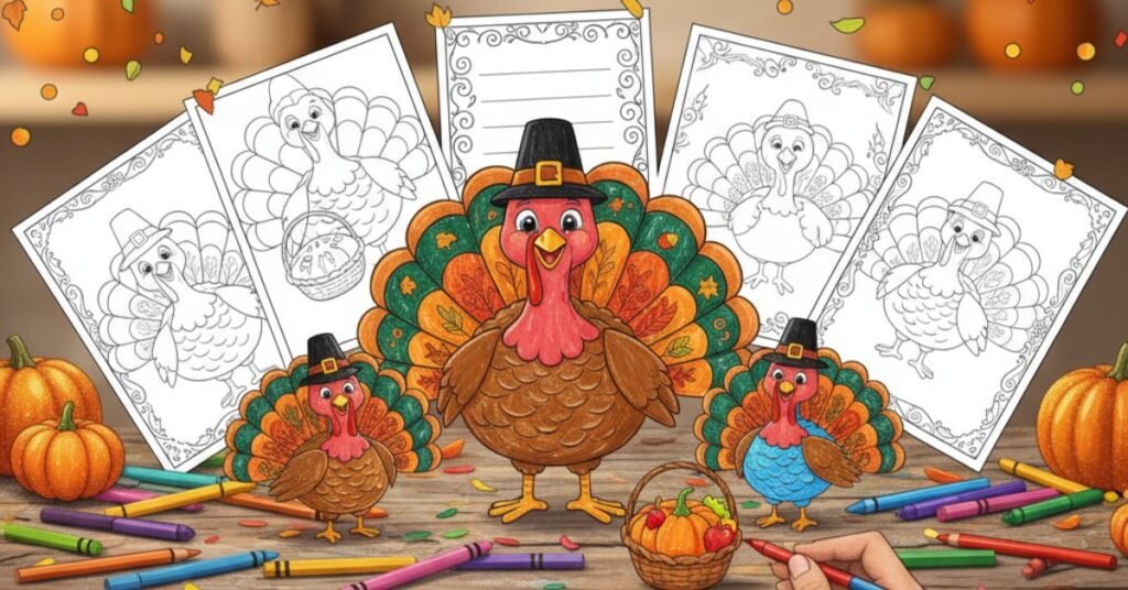 Turkey Coloring Pages
