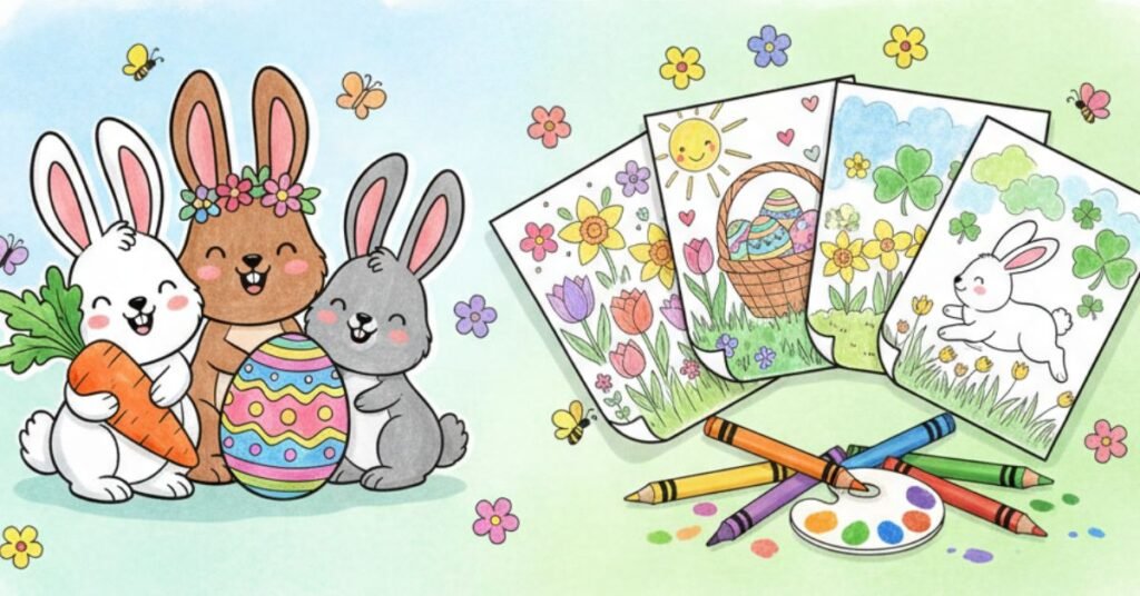 bunny coloring pages