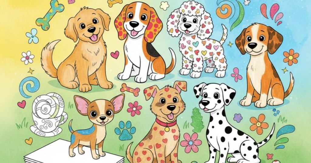 dog coloring pages