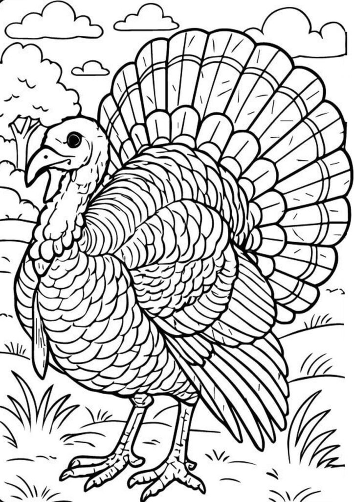 fall coloring pages