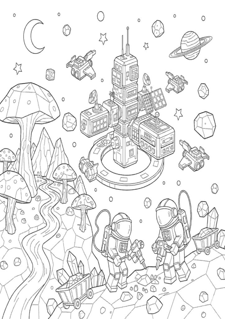 free Roblox Coloring Pages for kids