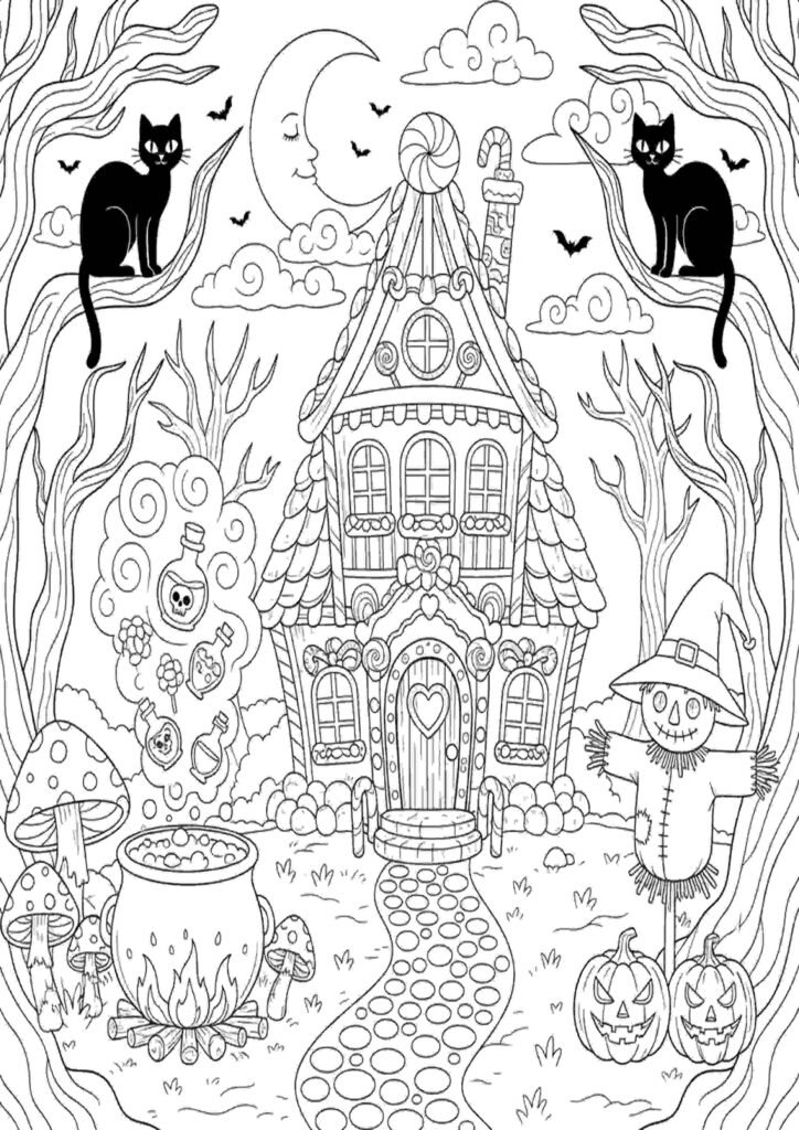 free printable wicked coloring pages