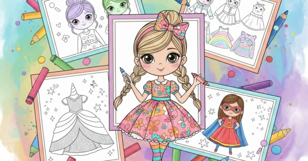 girl coloring pages