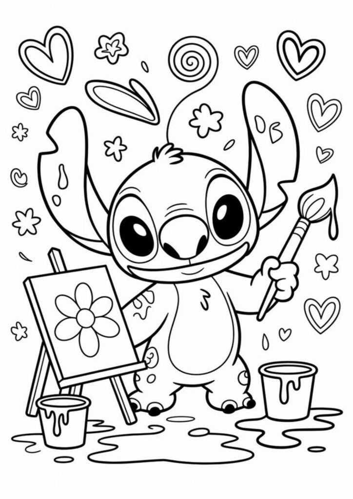lilo coloring page