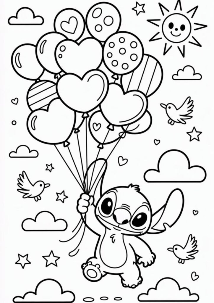 lilo coloring page