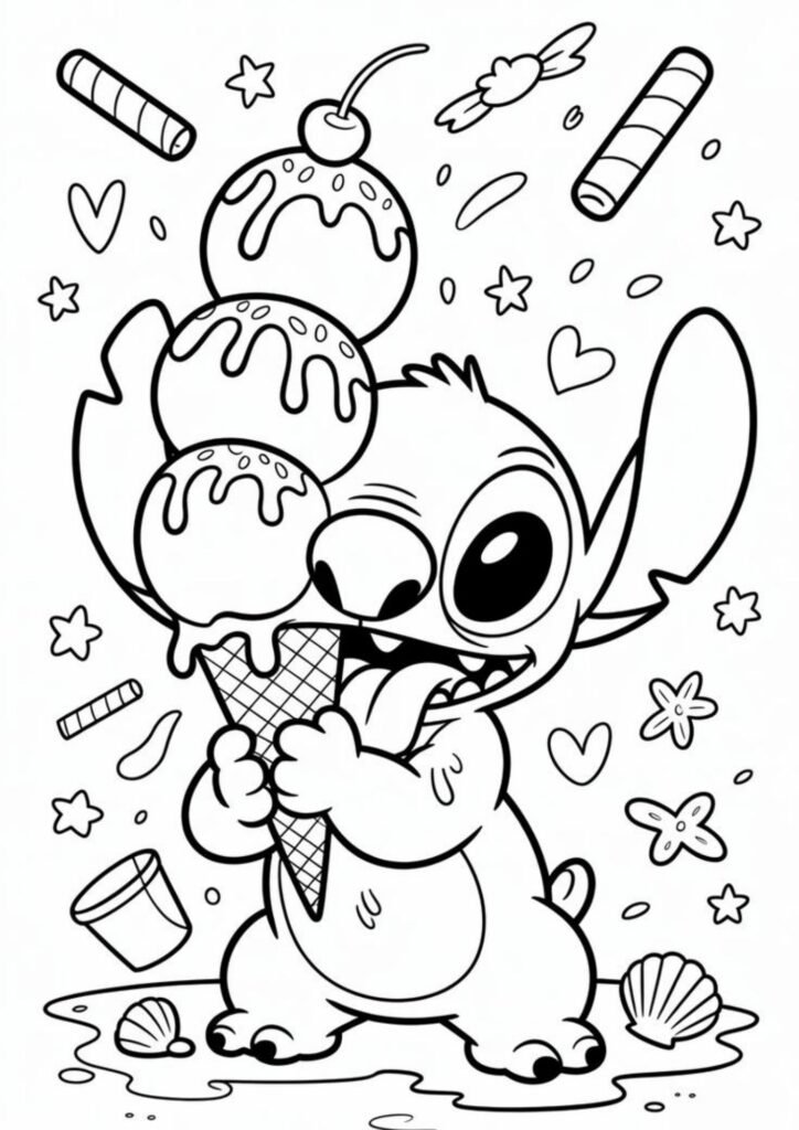 lilo stitch coloring pages